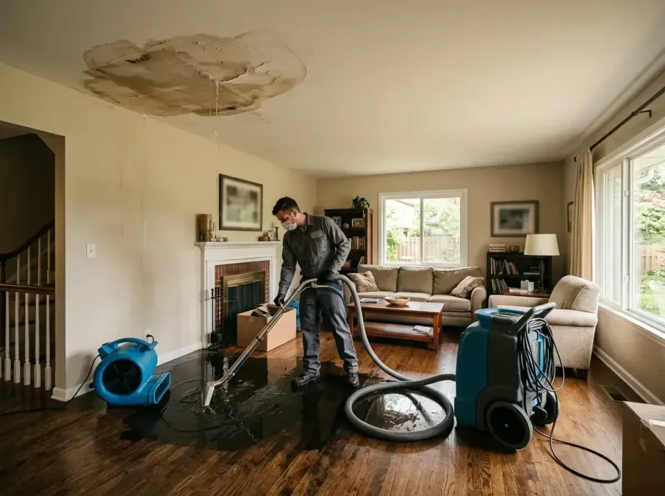 attic-pipe-burst-ceiling-drip-008 — frequently asked questions, Water Damage Restoration & Carpet Care in Warsaw, KY